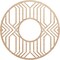 Ekena Millwork Empire Wood Fretwork Pierced Ceiling Medallion, Alder, 20"OD x 7 3/8"ID x 3/8"T CMWP20X20X0375EPAL - alternate 1